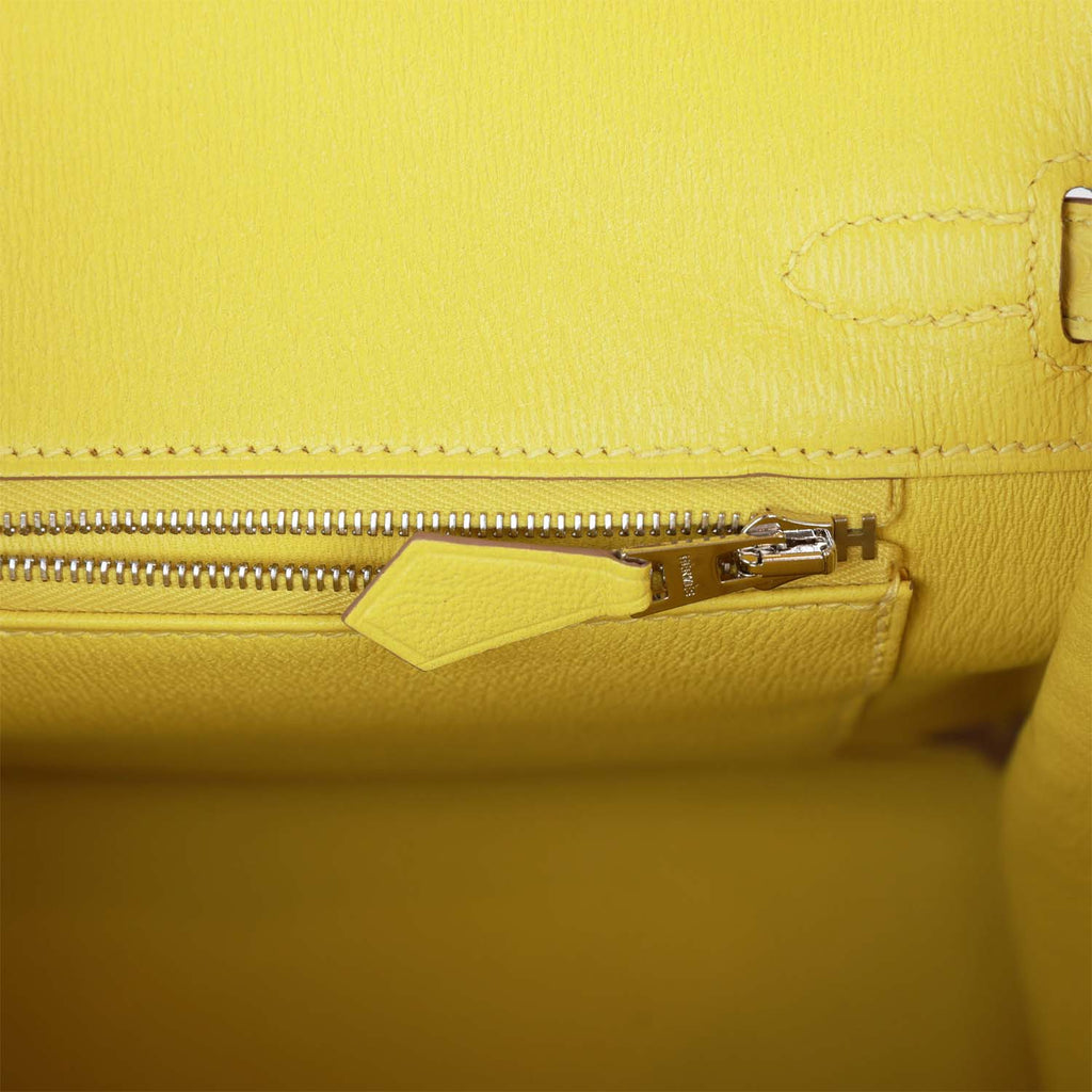 Hermès Birkin 25 Lime Yellow Matte Alligator Palladium Hardware – ZAK BAGS  ©️