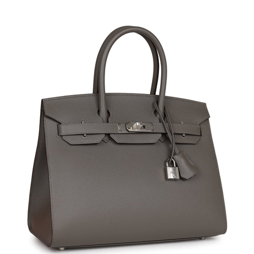 Hermes HSS Kelly Sellier 20 Black and Gris Perle Chevre Mysore Gold Ha –  Madison Avenue Couture
