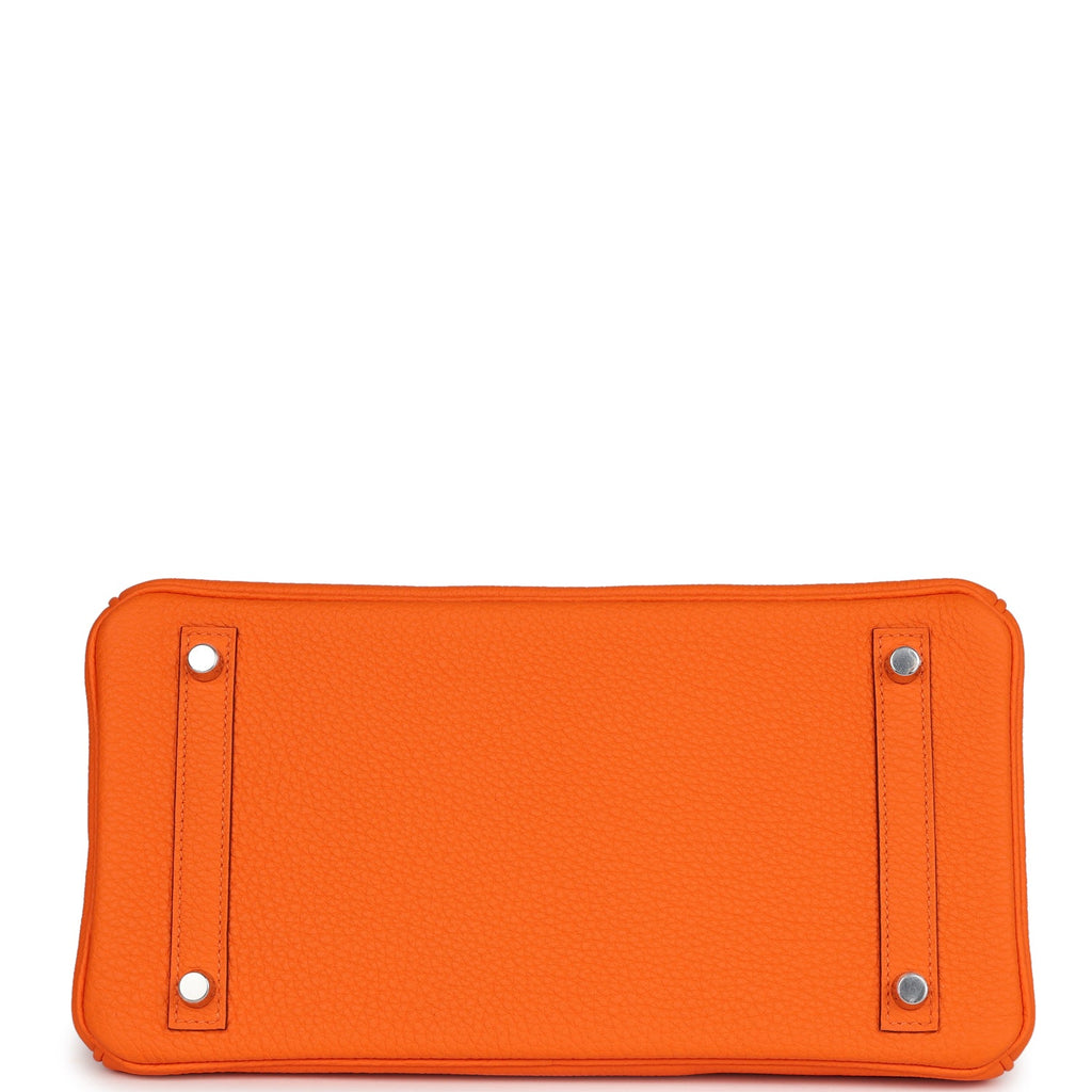 Hermes Birkin 30 Orange Minium Togo Palladium Hardware – Madison