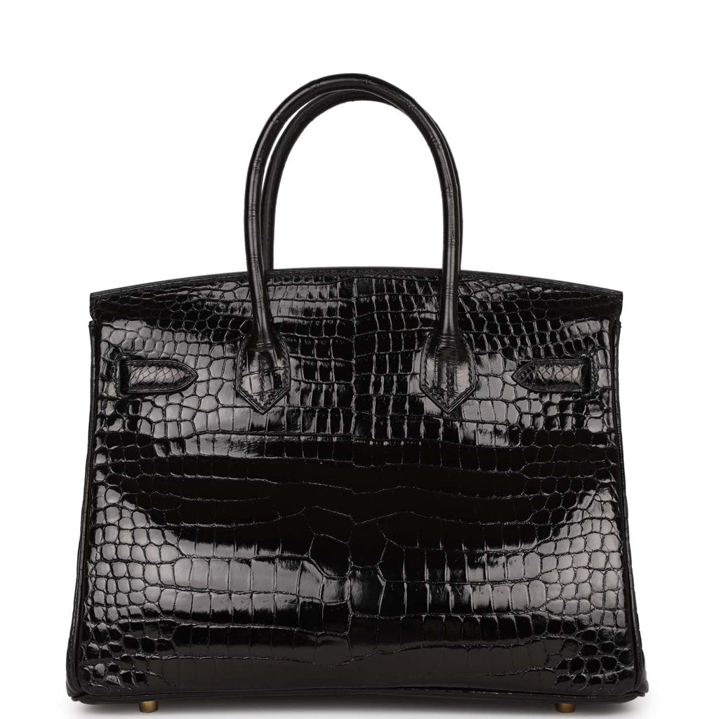 Black crocodile birkin bag price Clearance