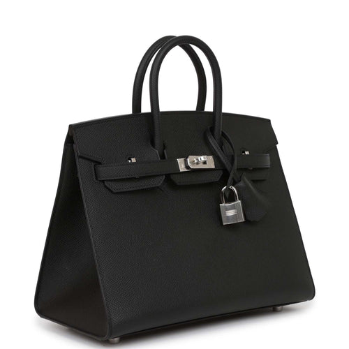 Hermes Special Order (HSS) Kelly Sellier 25 Vert Criquet Epsom Permabr –  Madison Avenue Couture