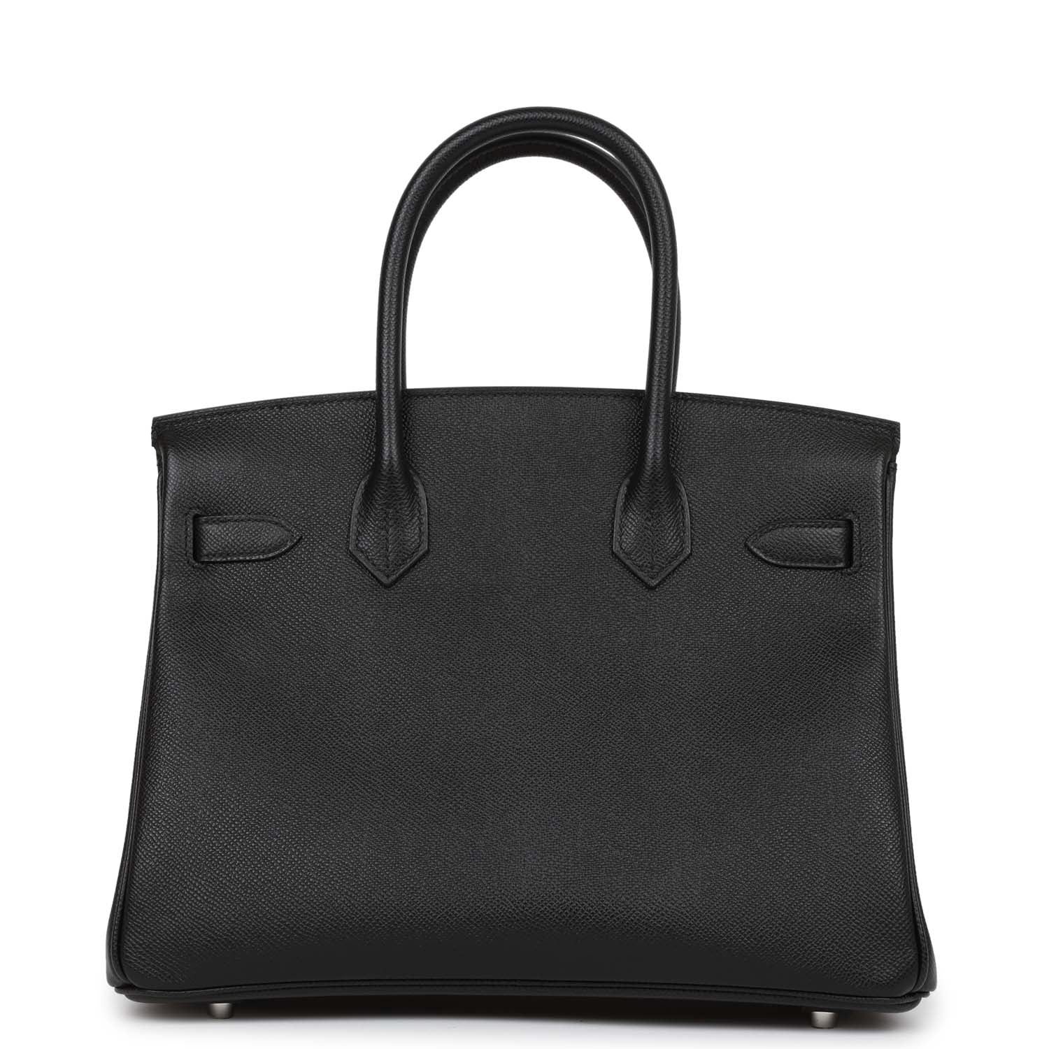 Hermes Birkin 30 Black Epsom Palladium Hardware – Madison Avenue Couture