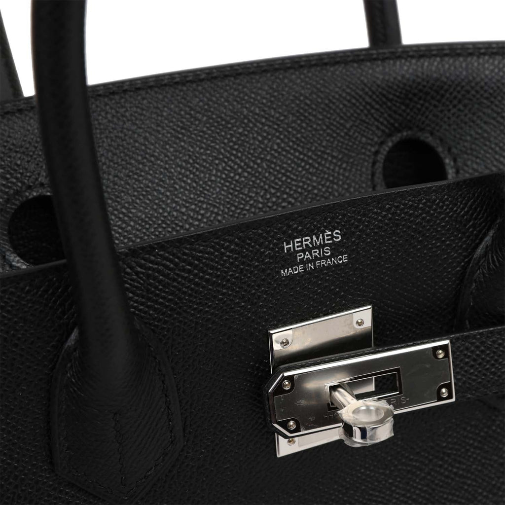 Hermes Birkin 30 Black Epsom Palladium Hardware, Luxury, Bags