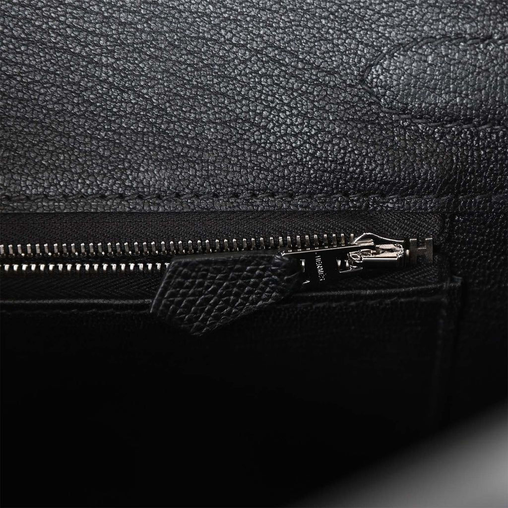 Hermes Birkin 30 Black Epsom Palladium Hardware – Madison Avenue