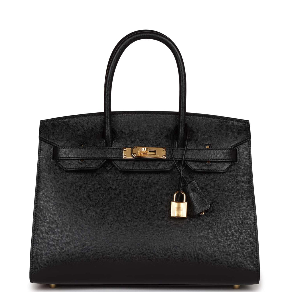 Hermes Birkin Sellier 30 Black Madame Gold Hardware – Madison Avenue Couture