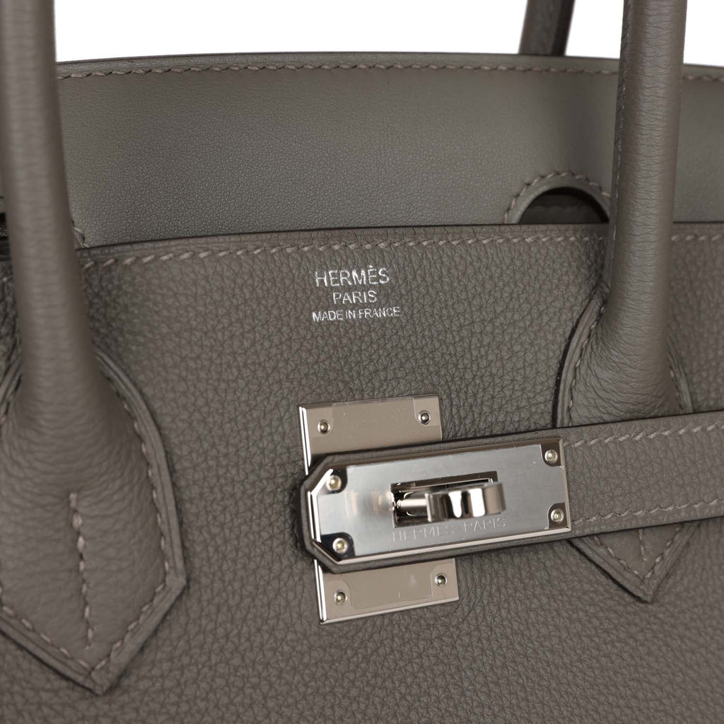Hermes Endless Road HAC Birkin Bag Togo with Swift and Clemence with  Palladium