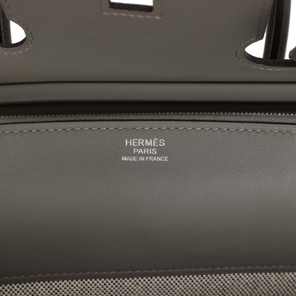 Hermes 3 En 1 Birkin 30 Gris Meyer Togo and Swift Palladium Hardware in  2023