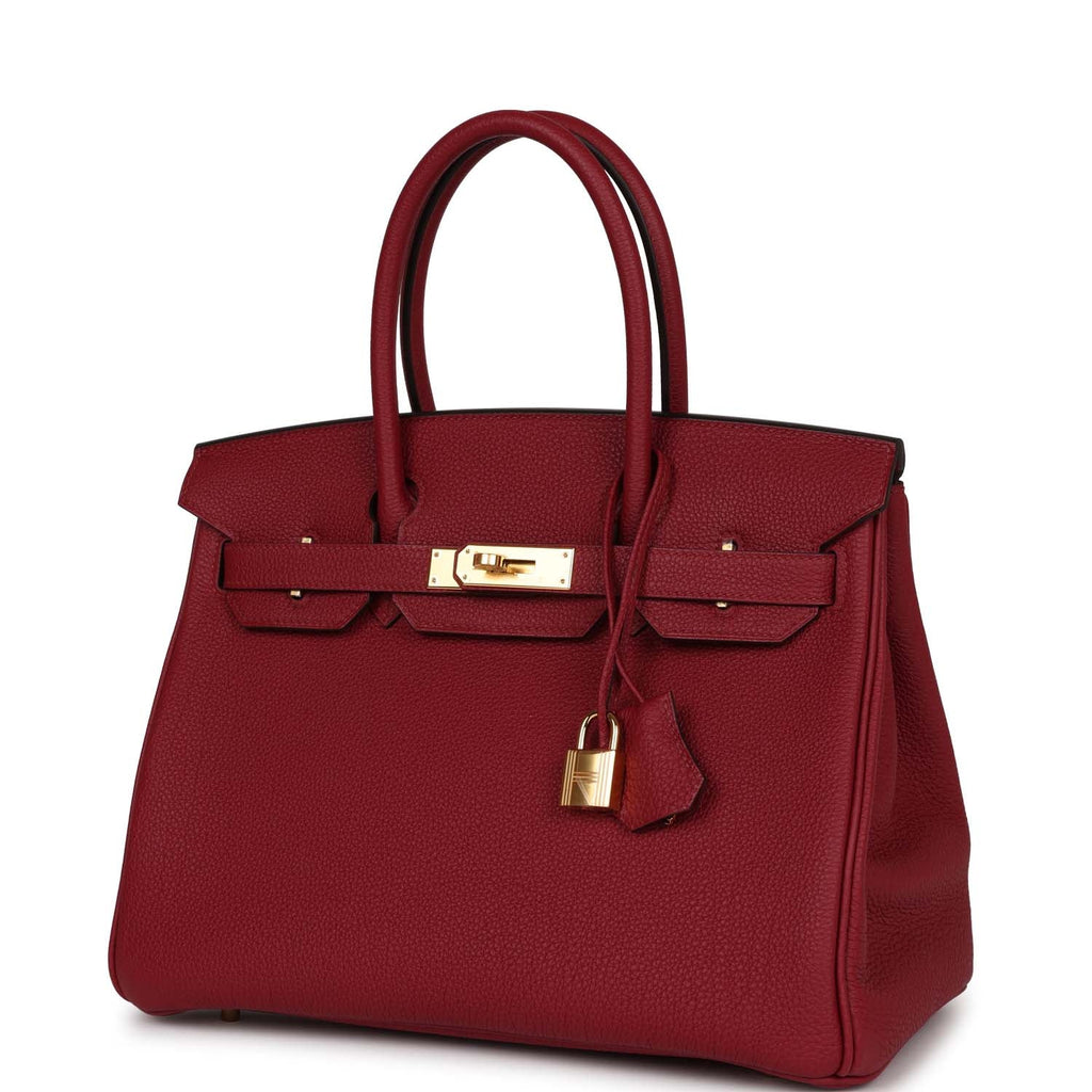 Rouge Grenat Birkin 25cm in Togo Leather with Gold Hardware, 2019, Holiday  Handbags & Accessories, 2020