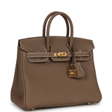 Hermes Birkin 25 Etoupe Togo Gold Hardware