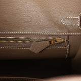 Hermes Birkin 25 Etoupe Togo Gold Hardware