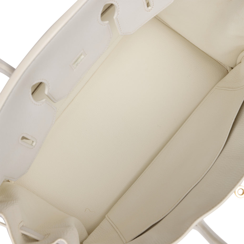 Hermes Birkin 30 Blanc White Epsom Gold Hardware #R - Vendome Monte Carlo