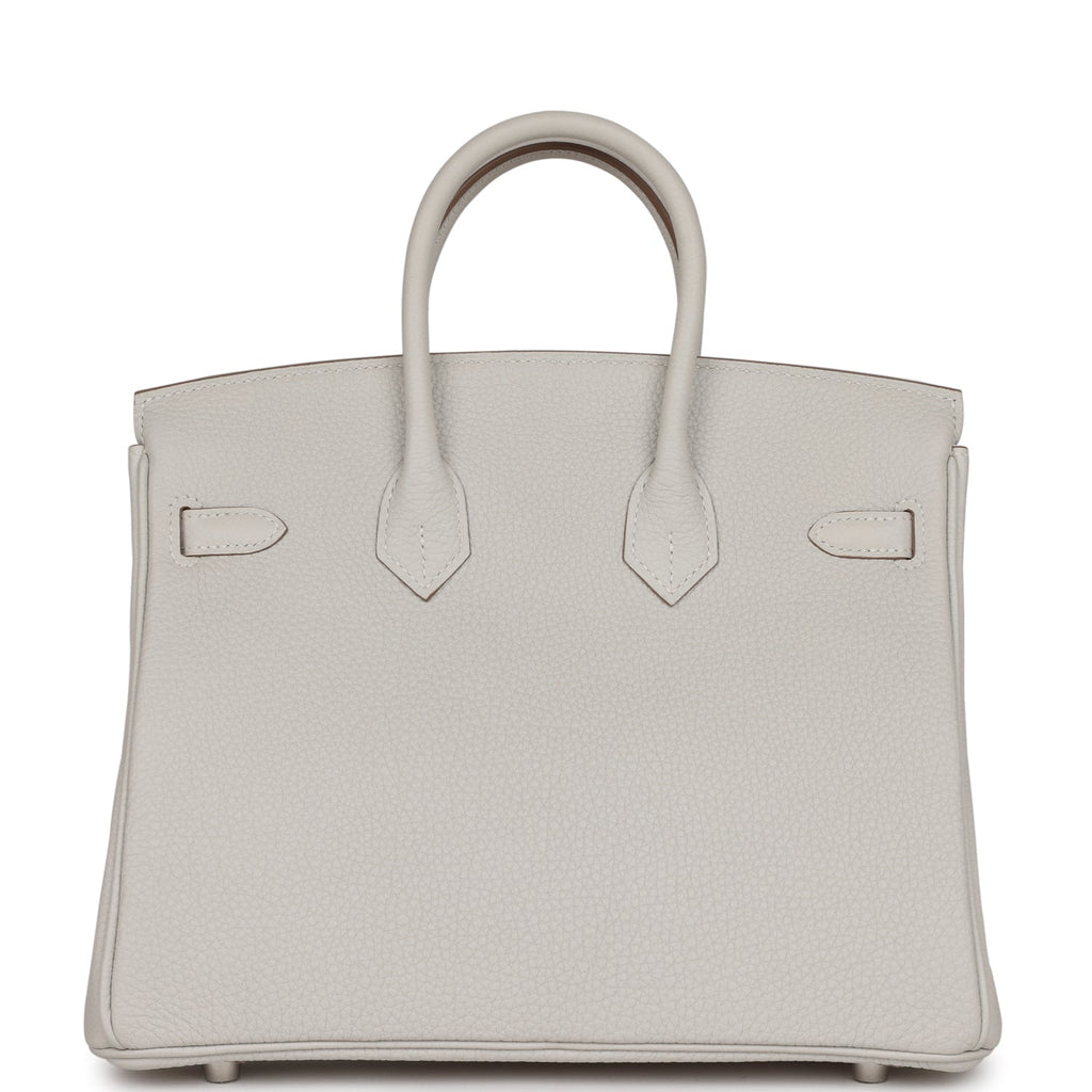 Hermes Birkin 25 Gris Pale Togo Palladium Hardware