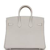 Hermes Birkin 25 Gris Pale Togo Palladium Hardware