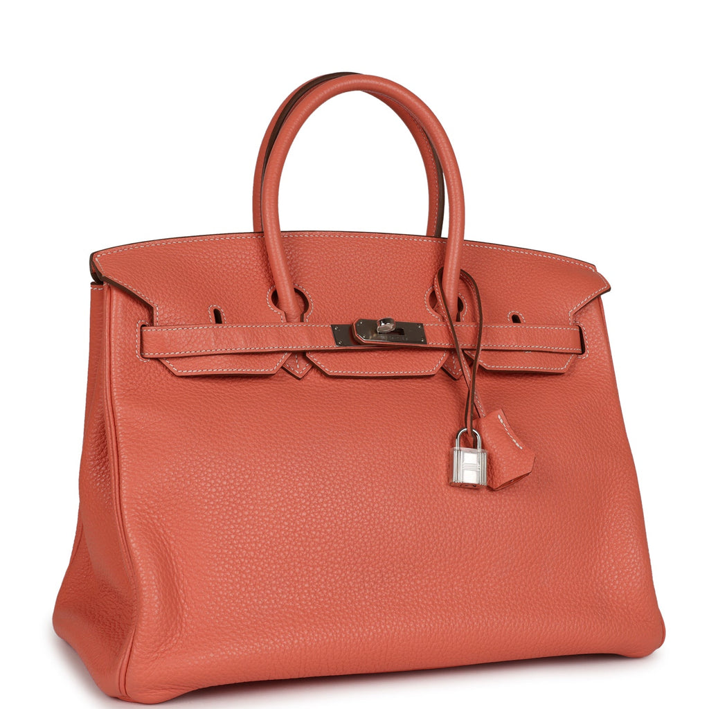 Hermes Kelly 35 Candy Rose Tyrien - Vintage Lux