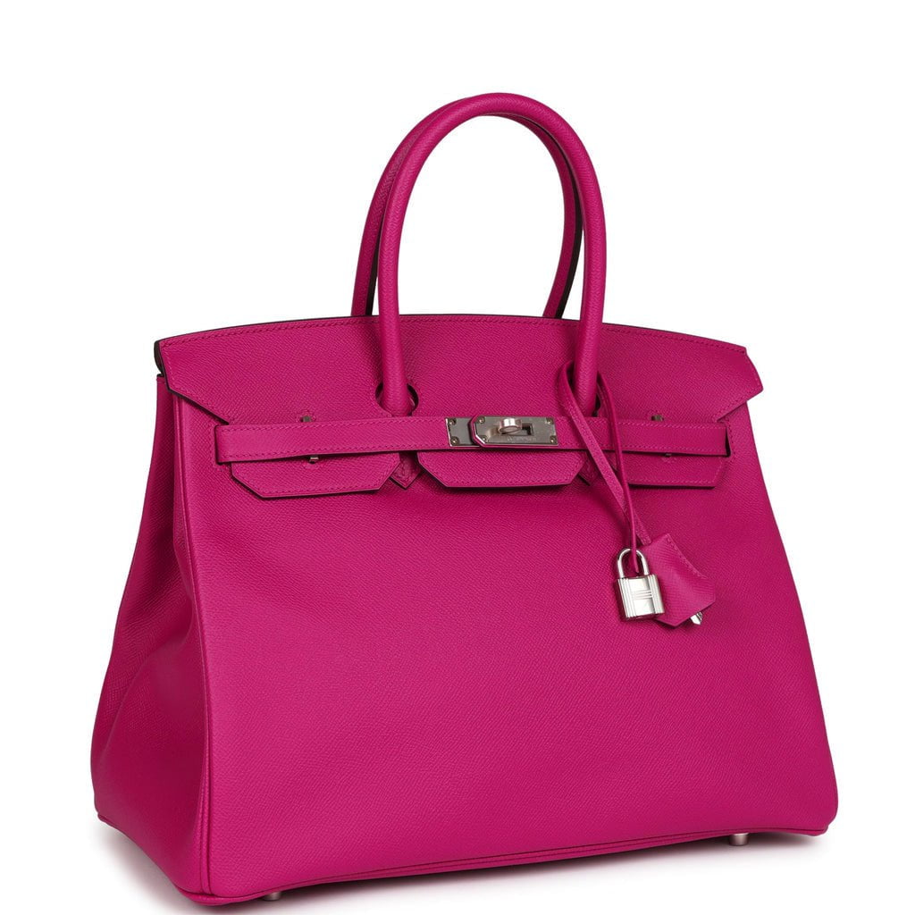 Hermès Birkin 35 Rose Jaipur Epsom Palladium Hardware