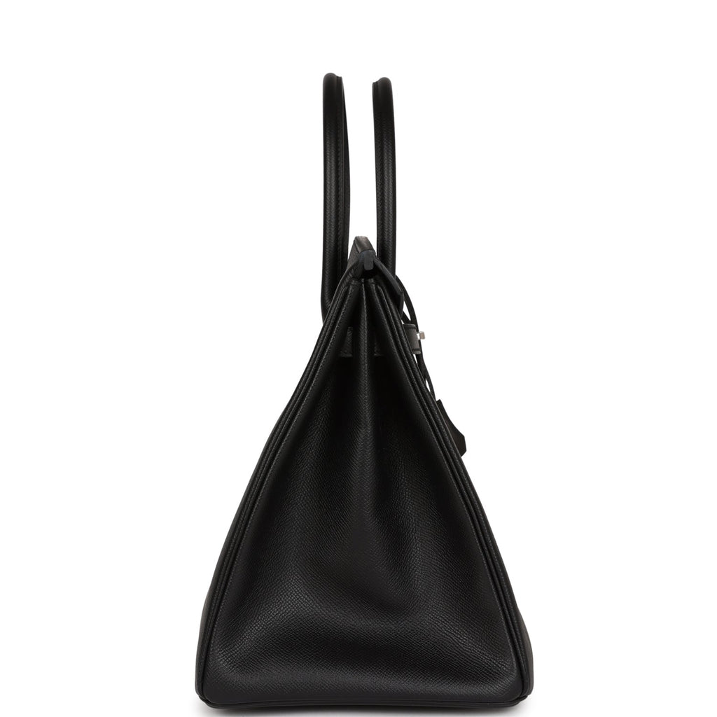 Hermes Birkin 35 Black Epsom Palladium Hardware – Madison Avenue Couture