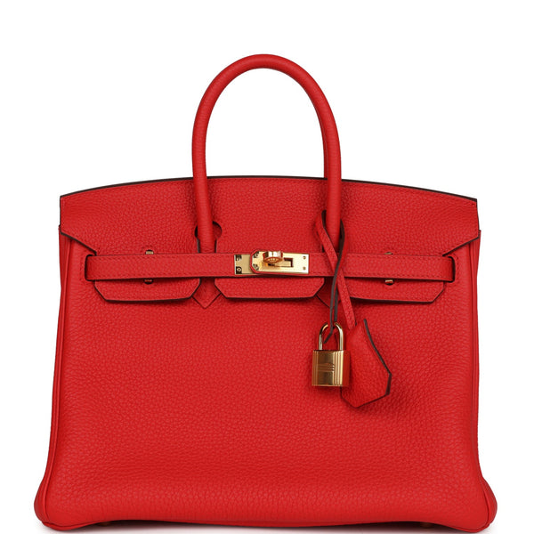 Hermès Birkin 25 Rouge de Coeur Togo Gold Hardware GHW