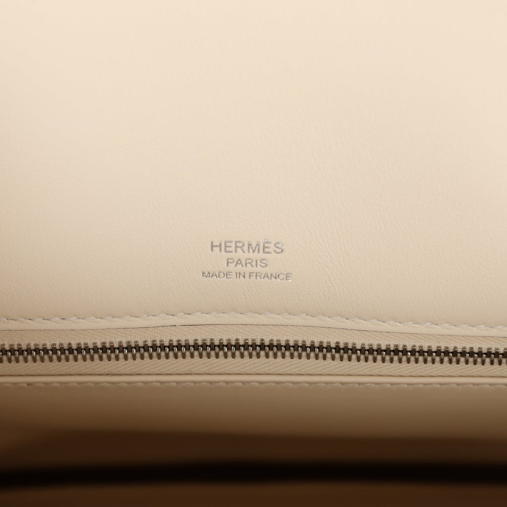 Hermès Birkin 25 Nata Swift Palladium Hardware PHW