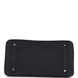 Hermes Birkin 35 Black Togo Rose Gold Hardware