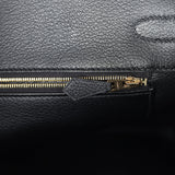 Hermes Birkin 35 Black Togo Rose Gold Hardware