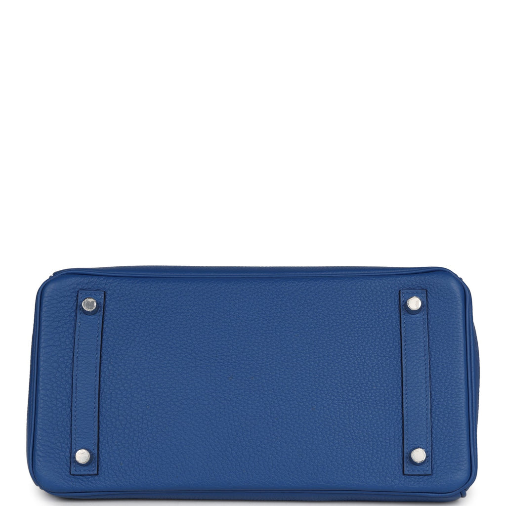 Bleu France Togo Birkin 30 Palladium Hardware, 2021, Handbags &  Accessories, 2022