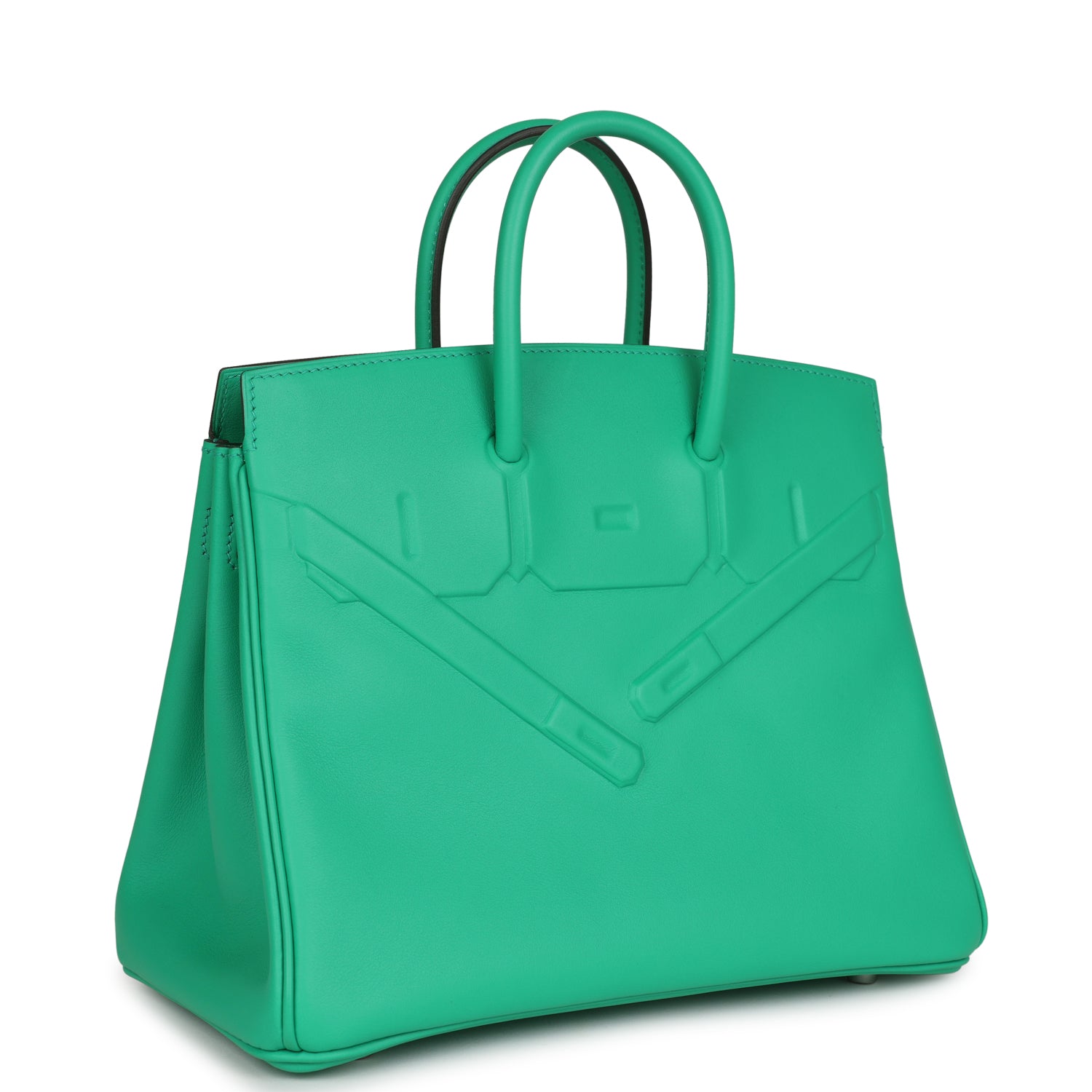 Hermes Birkin Shadow 25 Menthe Swift Palladium Hardware – Madison ...