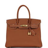 Hermes Birkin 30 Gold Togo Gold Hardware