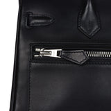 Hermes Limited Edition Birkin Rock 25 Black Volupto Palladium Hardware