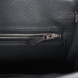 Hermes Limited Edition Birkin Rock 25 Black Volupto Palladium Hardware