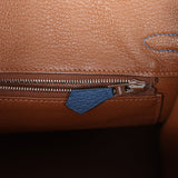 Hermes Birkin 25 Deep Bleu Verso Togo Palladium Hardware