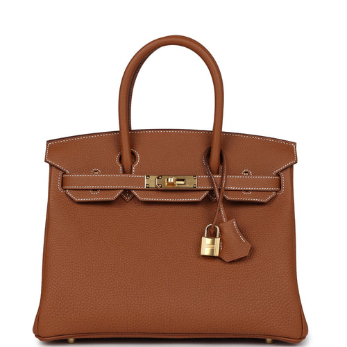 Hermes Birkin 30 Gold Togo Gold Hardware