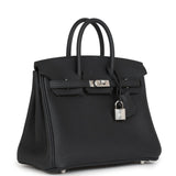 Hermes Birkin 25 Black Togo Palladium Hardware