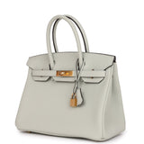 Hermes Birkin 30 Gris Neve Togo Gold Hardware