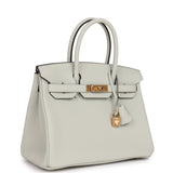 Hermes Birkin 30 Gris Neve Togo Gold Hardware