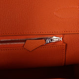 Hermes Birkin 35 Orange Togo Palladium Hardware