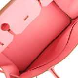 Hermes Birkin 30 Rose Confetti Epsom Palladium Hardware