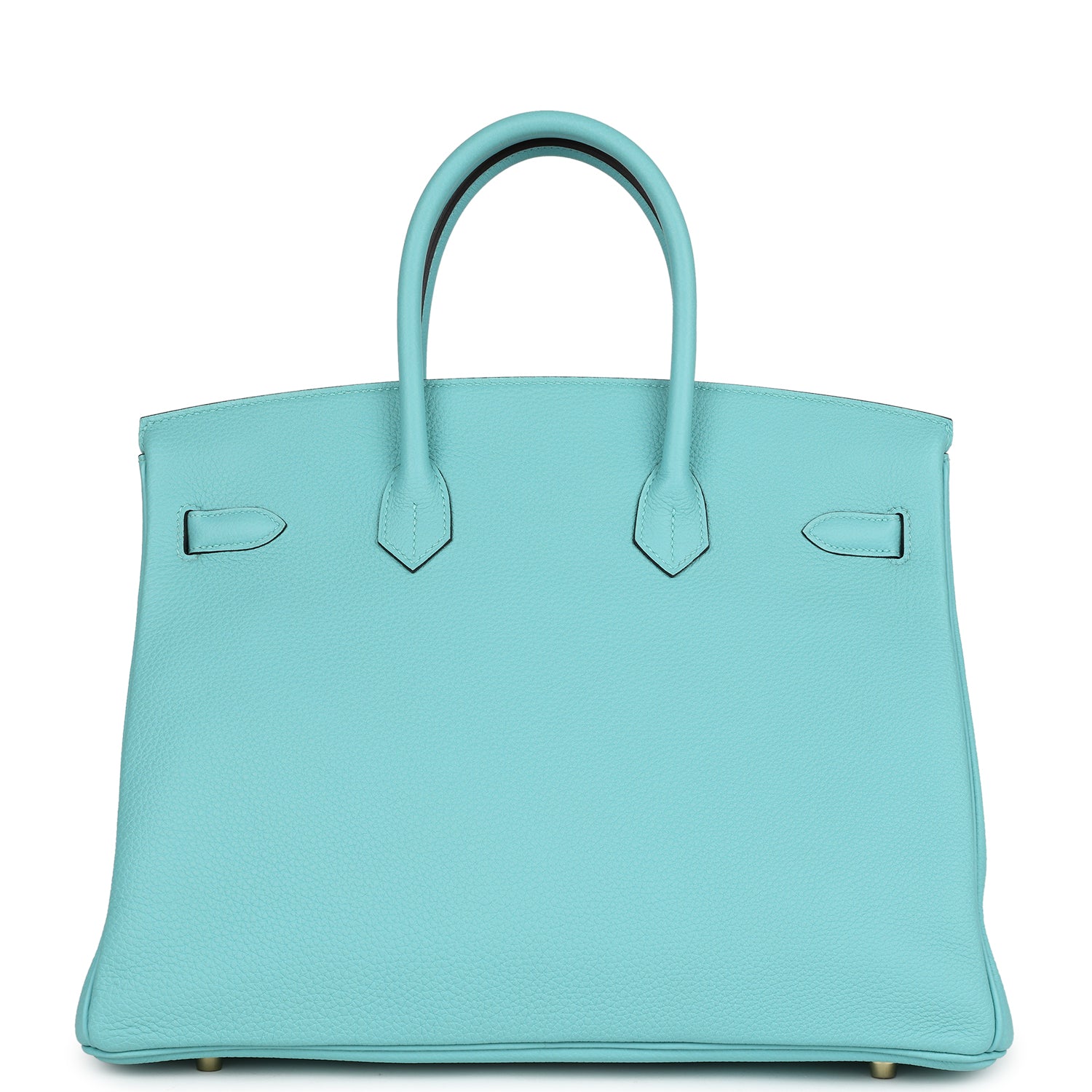 Hermes Birkin 35 Bleu Atoll Togo Gold Hardware – Madison Avenue Couture