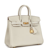 Hermes Birkin 25 Craie Togo Gold Hardware