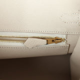 Hermes Birkin 25 Craie Togo Gold Hardware