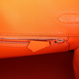 Hermes Birkin 30 Orange Minium Togo Palladium Hardware