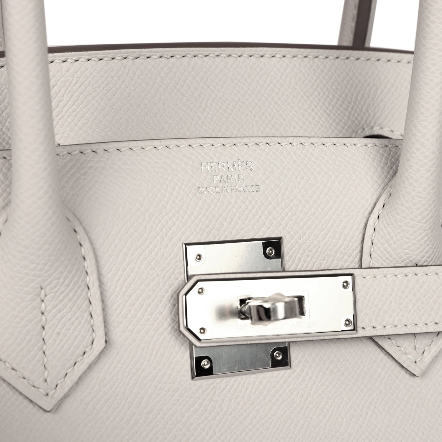 Hermes Birkin Sellier 30 Gris Pale Epsom Palladium Hardware