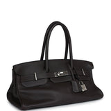 Pre-owned Hermes Shoulder Birkin 42 JPG Chocolate Clemence Palladium Hardware