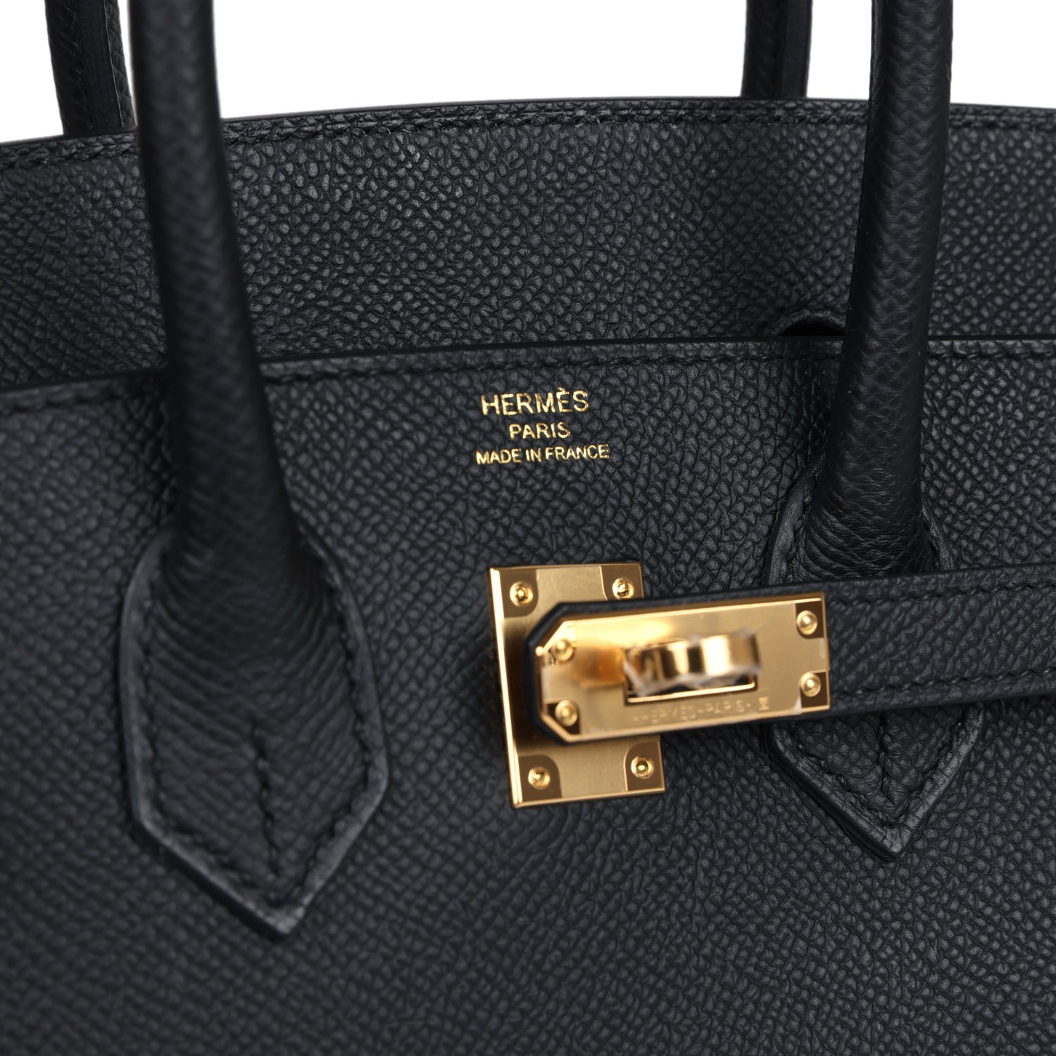 Hermes Birkin Sellier 25 Black Epsom Gold Hardware – Madison Avenue Couture