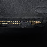 Hermes Birkin 30 Black Togo Gold Hardware