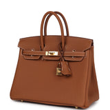 Hermes Birkin 25 Gold Togo Gold Hardware