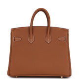 Hermes Birkin 25 Gold Togo Gold Hardware