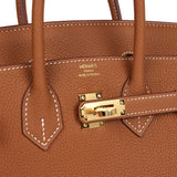 Hermes Birkin 25 Gold Togo Gold Hardware