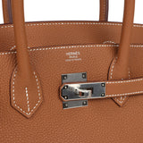 Hermes Birkin 30 Gold Togo Palladium Hardware