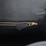 Hermes Birkin 25 Black Togo Gold Hardware