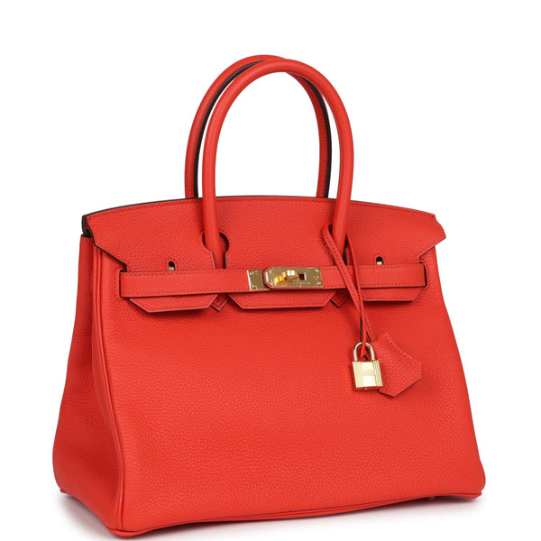 Hermes Birkin 30 Capucine Togo Gold Hardware – Madison Avenue Couture